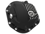 aFe Pro Series Dana 60 Front Differential Cover Black w/ Machined Fins 17-20 Ford Trucks (Dana 60) aFe Diff Covers  AXOPROS