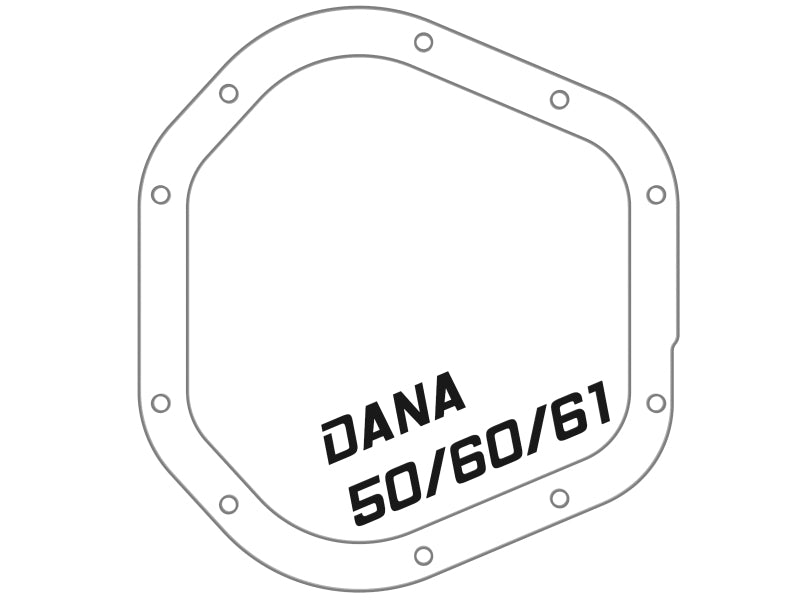 aFe Pro Series Dana 60 Front Differential Cover Black w/ Machined Fins 17-20 Ford Trucks (Dana 60) aFe Diff Covers  AXOPROS