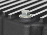 AFE Pro Series Engine Oil Pan Black w/Machined Fins; 11-16 Ford Powerstroke V8-6.7L (td) aFe Diff Covers  AXOPROS