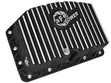 AFE Pro Series Engine Oil Pan Black w/Machined Fins; 11-16 Ford Powerstroke V8-6.7L (td) aFe Diff Covers  AXOPROS