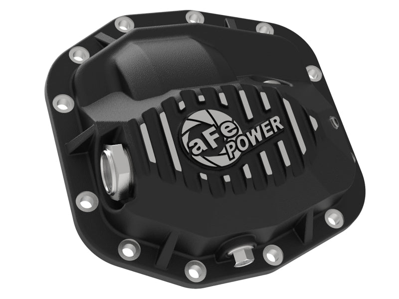 aFe Pro Series Front Differential Cover Black 2018+ Jeep Wrangler (JL) V6 3.6L (Dana M186) aFe Diff Covers  AXOPROS