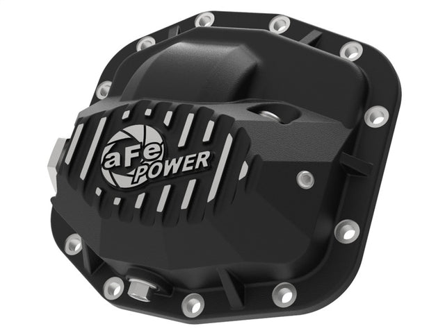aFe Pro Series Front Differential Cover Black 2018+ Jeep Wrangler (JL) V6 3.6L (Dana M186) aFe Diff Covers  AXOPROS