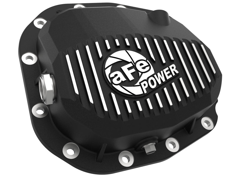 aFe Pro Series Rear Differential Cover Black w/ Fins 15-19 Ford F-150 (w/ Super 8.8 Rear Axles) aFe Diff Covers  AXOPROS