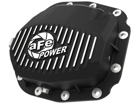 aFe Pro Series Rear Differential Cover Black w/ Fins 15-19 Ford F-150 (w/ Super 8.8 Rear Axles) aFe Diff Covers  AXOPROS