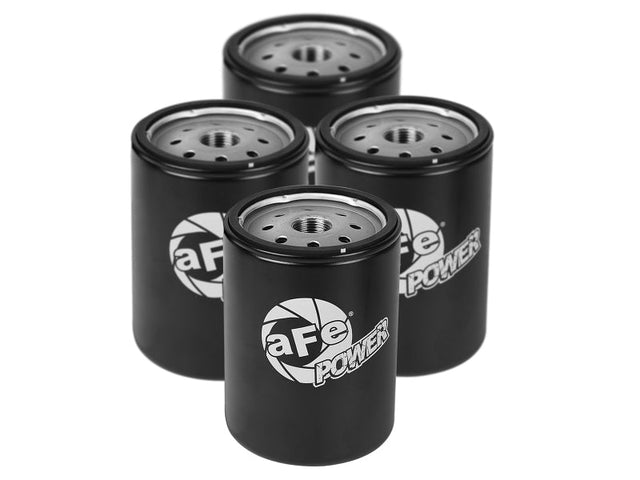 aFe ProGuard D2 Fluid Filters Oil for 01-17 GM Diesel Trucks V8-6.6L (4 Pack) aFe Oil Filters  AXOPROS