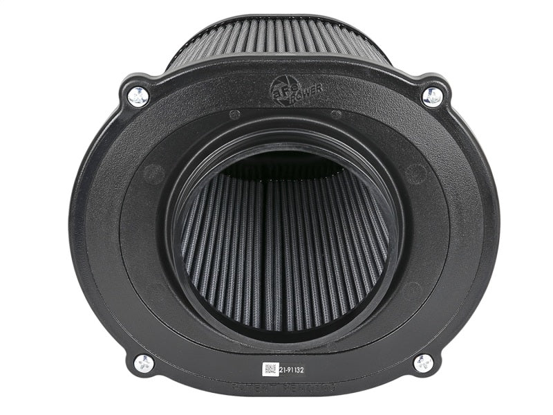 aFe Quantum Pro DRY S Air Filter Inverted Top - 5in Flange x 8in Height - Dry PDS aFe Cold Air Intakes  AXOPROS