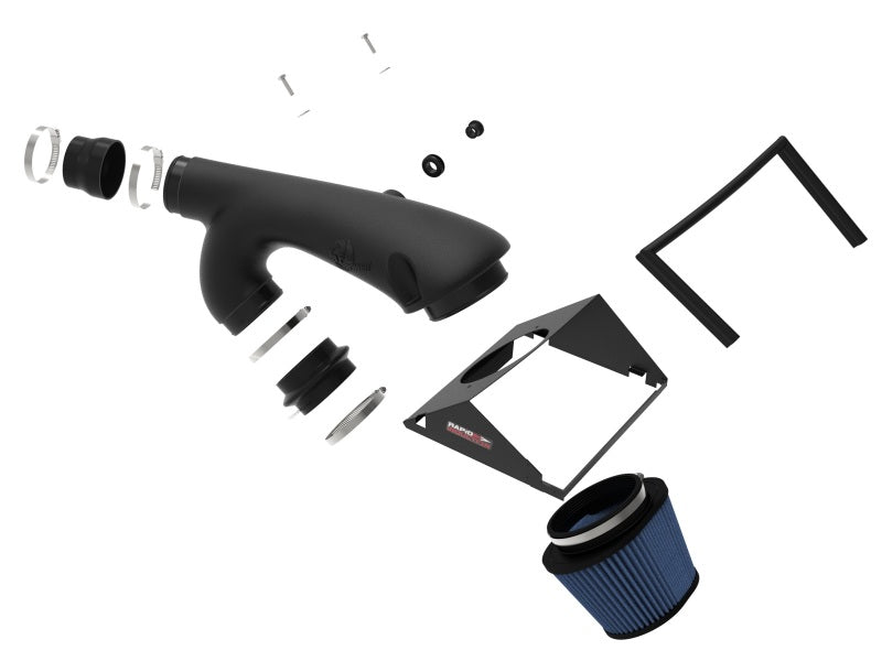 aFe Rapid Induction Cold Air Intake System w/Pro 5R Filter 2021+ Ford F-150 V6-3.5L (tt) aFe Cold Air Intakes  AXOPROS