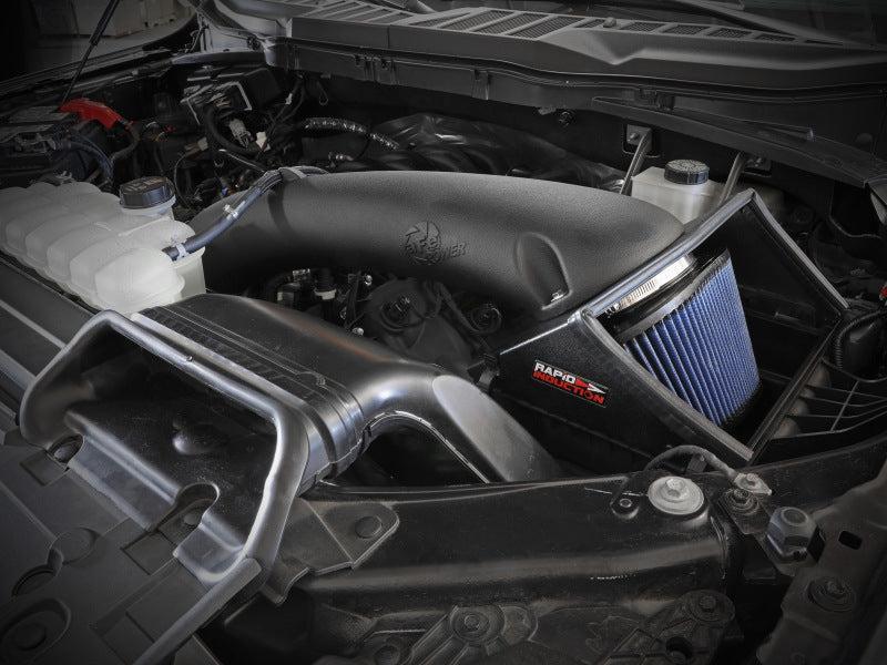 aFe Rapid Induction Cold Air Intake System w/Pro 5R Filter 2021+ Ford F-150 V8-5.0L aFe Cold Air Intakes  AXOPROS