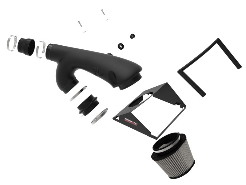 aFe Rapid Induction Cold Air Intake System w/Pro DRY S Filter 2021+ Ford F-150 V6-3.5L (tt) aFe Air Filters - Universal Fit  AXOPROS