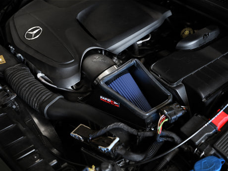 aFe Rapid Induction Pro 5R Cold Air Intake System 14-19 Mercedes-Benz CLA250 L4-2.0L (t) aFe Cold Air Intakes  AXOPROS
