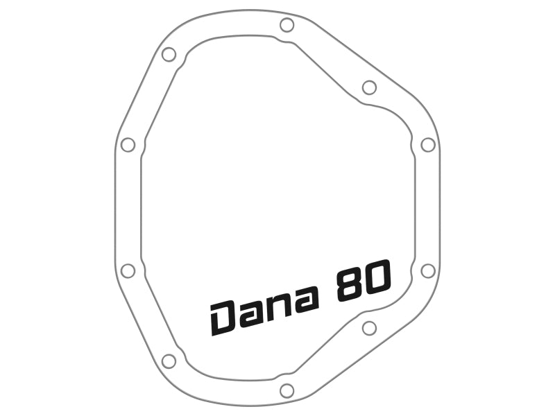 afe Rear Differential Cover (Raw; Street Series); Dodge Diesel Trucks 94-02 L6-5.9L (td) aFe Diff Covers  AXOPROS