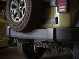 aFe Rebel Series 2.5in 409 SS Axle-Back Exhaust Polished 07-18 Jeep Wrangler (JK) V6-3.6L/3.8L aFe Axle Back  AXOPROS