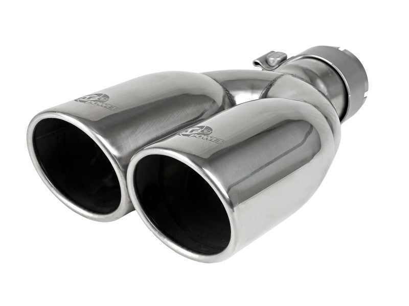 aFe Rebel Series 2.5in 409 SS Axle-Back Exhaust Polished 07-18 Jeep Wrangler (JK) V6-3.6L/3.8L aFe Axle Back  AXOPROS