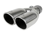 aFe Rebel Series 2.5in 409 SS Axle-Back Exhaust Polished 07-18 Jeep Wrangler (JK) V6-3.6L/3.8L aFe Axle Back  AXOPROS
