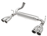 aFe Rebel Series 2.5in 409 SS Axle-Back Exhaust Polished 07-18 Jeep Wrangler (JK) V6-3.6L/3.8L aFe Axle Back  AXOPROS