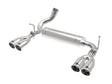 aFe Rebel Series 2.5in 409 SS Axle-Back Exhaust Polished 07-18 Jeep Wrangler (JK) V6-3.6L/3.8L aFe Axle Back  AXOPROS