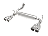 aFe Rebel Series 2.5in 409 SS Axle-Back Exhaust Polished 07-18 Jeep Wrangler (JK) V6-3.6L/3.8L aFe Axle Back  AXOPROS