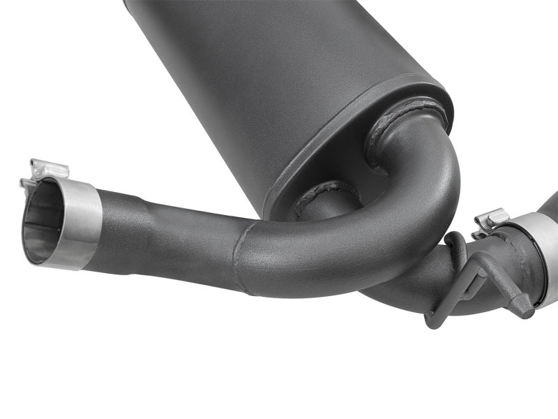 aFe Rebel Series 2.5in 409 SS Axle-Back Exhaust w/ Black Tips 2007+ Jeep Wrangler (JK) V6 3.6L/3.8L aFe Axle Back  AXOPROS