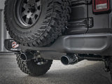 aFe Rebel Series 2.5in 409 SS Axle-Back Exhaust w/ Black Tips 2018+ Jeep Wrangler (JL) V6 3.6L aFe Axle Back  AXOPROS