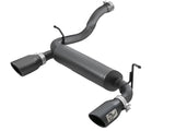 aFe Rebel Series 2.5in 409 SS Axle-Back Exhaust w/ Black Tips 2018+ Jeep Wrangler (JL) V6 3.6L aFe Axle Back  AXOPROS