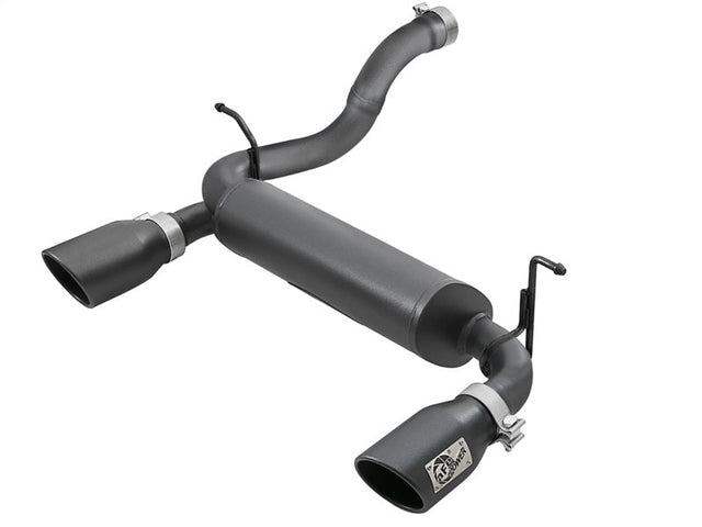 aFe Rebel Series 2.5in 409 SS Axle-Back Exhaust w/ Black Tips 2018+ Jeep Wrangler (JL) V6 3.6L aFe Axle Back  AXOPROS