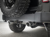 aFe Rebel Series 2.5in 409 SS Axle-Back Exhaust w/Polished Tips 07+ Jeep Wrangler (JK) V6 3.6L/3.8L aFe Axle Back  AXOPROS