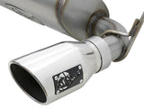 aFe Rebel Series 2.5in 409 SS Axle-Back Exhaust w/Polished Tips 07+ Jeep Wrangler (JK) V6 3.6L/3.8L aFe Axle Back  AXOPROS