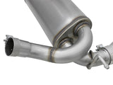 aFe Rebel Series 2.5in 409 SS Axle-Back Exhaust w/Polished Tips 07+ Jeep Wrangler (JK) V6 3.6L/3.8L aFe Axle Back  AXOPROS