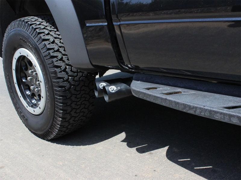 aFe Rebel Series Exhaust SS Front Side Exit CB w/ Black Tips 10-14 Ford F150 Ecoboost V8 6.2L aFe Catback  AXOPROS