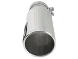 aFe SATURN 4S 4in SS Intercooled Exhaust Tip - Polished 4in In x 5in Out x 12in L Bolt-On aFe Tips  AXOPROS