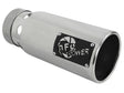 aFe SATURN 4S 4in SS Intercooled Exhaust Tip - Polished 4in In x 5in Out x 12in L Bolt-On aFe Tips  AXOPROS