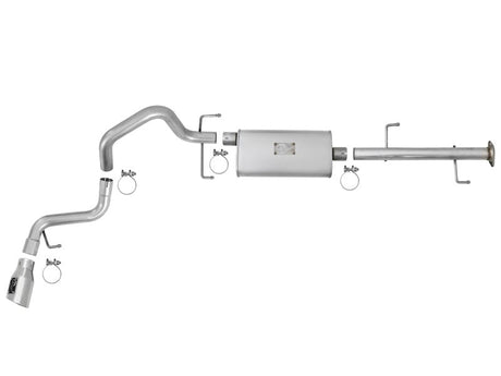 aFe Scorpion 2-1/2in Alum Steel Cat-Back Exhaust w/ Polished Tips 07-17 Toyota FJ Cruiser V6 4.0L aFe X Pipes  AXOPROS
