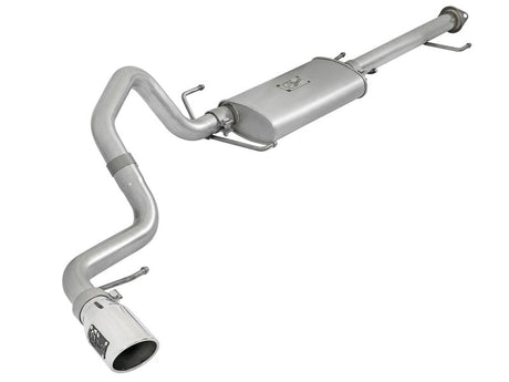 aFe Scorpion 2-1/2in Alum Steel Cat-Back Exhaust w/ Polished Tips 07-17 Toyota FJ Cruiser V6 4.0L aFe X Pipes  AXOPROS