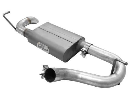 aFe Scorpion Exhaust System Axle Back Aluminized Hi-Tuck 07-17 Jeep Wrangler JK V6 3.6/3.8L aFe Axle Back  AXOPROS