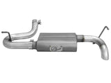 aFe Scorpion Exhaust System Axle Back Aluminized Hi-Tuck 07-17 Jeep Wrangler JK V6 3.6/3.8L aFe Axle Back  AXOPROS