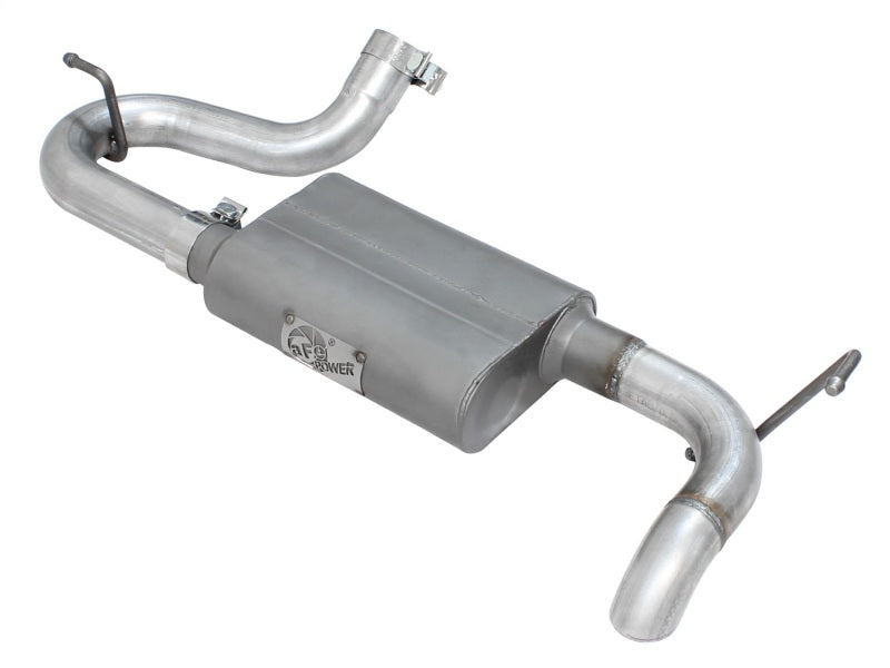 aFe Scorpion Exhaust System Axle Back Aluminized Hi-Tuck 07-17 Jeep Wrangler JK V6 3.6/3.8L aFe Axle Back  AXOPROS