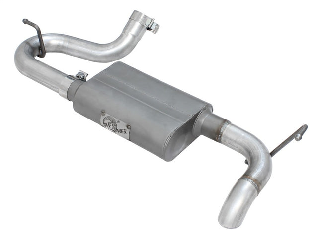 aFe Scorpion Exhaust System Axle Back Aluminized Hi-Tuck 07-17 Jeep Wrangler JK V6 3.6/3.8L aFe Axle Back  AXOPROS