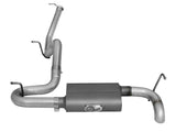 aFe Scorpion Exhaust System Cat Back 2.5in Aluminized Hi-Tuck 07-18 Jeep Wrangler JK V6 3.6/3.8L aFe Catback  AXOPROS
