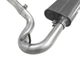 aFe Scorpion Exhaust System Cat Back 2.5in Aluminized Hi-Tuck 07-18 Jeep Wrangler JK V6 3.6/3.8L aFe Catback  AXOPROS
