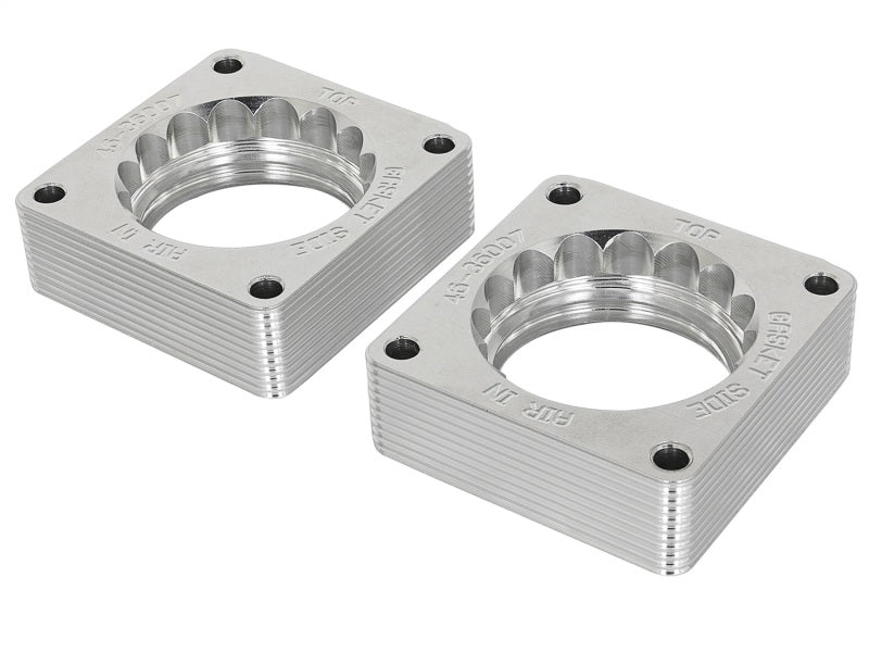 aFe Silver Bullet Throttle Body Spacer 09-18 Nissan 370Z V6-3.7L (VQ37VHR) aFe Throttle Body Spacers  AXOPROS