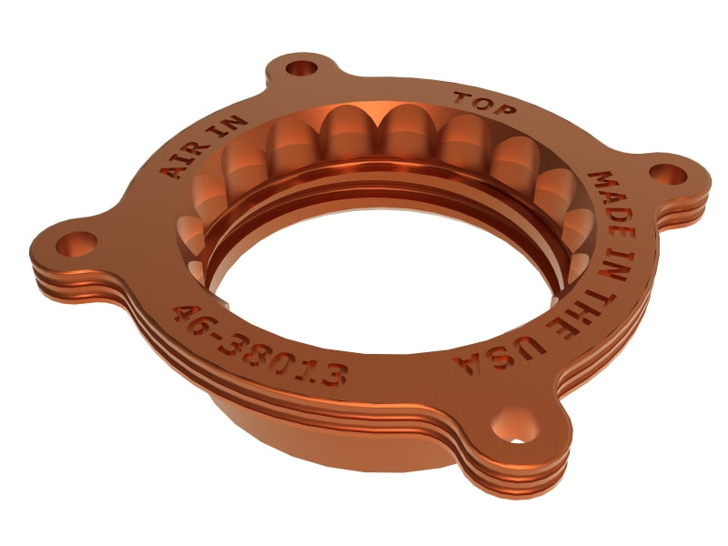 aFe Silver Bullet Throttle Body Spacers TBS 22-23 Toyota GR86 H4-2.4L - Orange aFe Throttle Body Spacers  AXOPROS