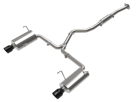 aFe Subaru Forester XT 14-18 H4-2.5L (t) Takeda 2-1/2in to 2-1/4in 304 SS Cat-Back- Black Tip aFe Catback  AXOPROS