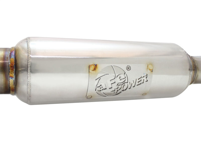 aFe Takeda 11-16 Scion TC 2.5L 2 1/4-2 1/2in Stainless Steel Axle-Back Exhaust w/Black Tip aFe Axle Back  AXOPROS