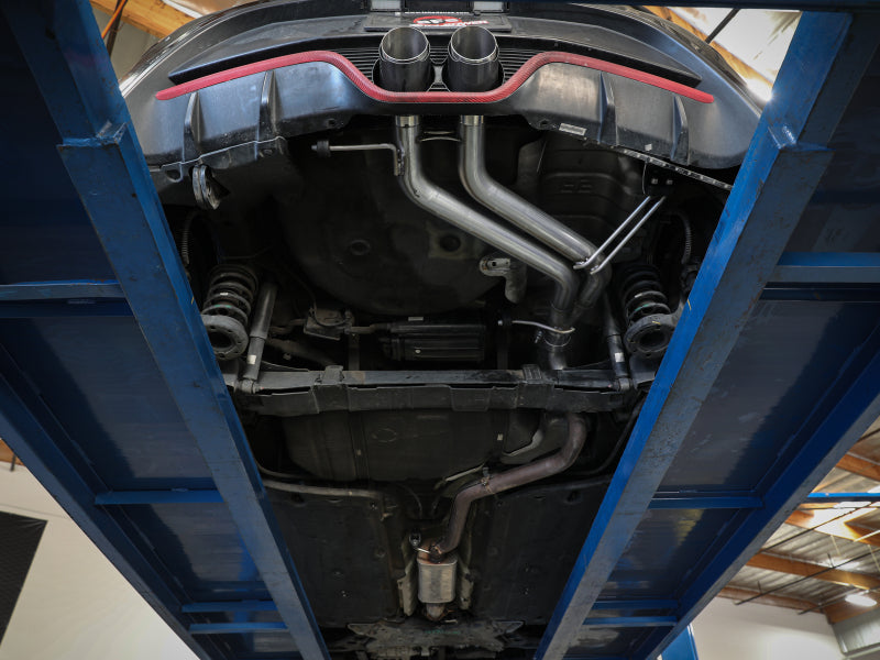 aFe Takeda 13-17 Hyundai Veloster L4-1.6L 2-1/2in 304 SS Axle-Back Exhaust w/ Blue Flame Tips aFe Axle Back  AXOPROS