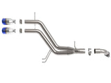 aFe Takeda 13-17 Hyundai Veloster L4-1.6L 2-1/2in 304 SS Axle-Back Exhaust w/ Blue Flame Tips aFe Axle Back  AXOPROS