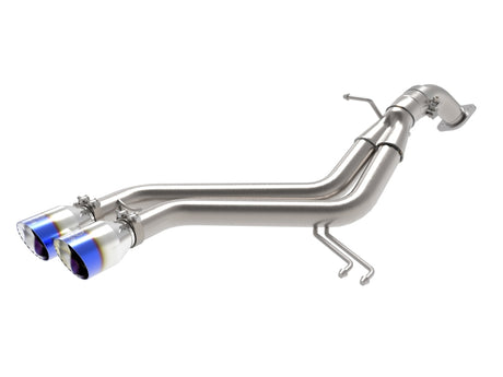 aFe Takeda 13-17 Hyundai Veloster L4-1.6L 2-1/2in 304 SS Axle-Back Exhaust w/ Blue Flame Tips aFe Axle Back  AXOPROS