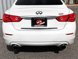 aFe Takeda 2.5in 304 SS Cat-Back Exhaust System w/ Black Tips 16-18 Infiniti Q50 V6-3.0L (tt) aFe Catback  AXOPROS