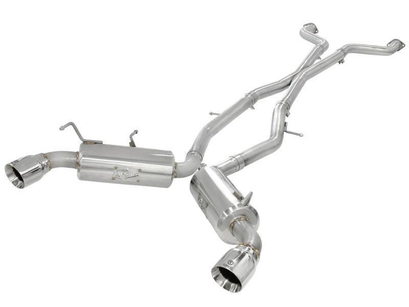 aFe Takeda 2.5inch SS Exhaust Cat-Back 09-13 Nissan 370Z V6 3.7L Polished Tips aFe Catback  AXOPROS