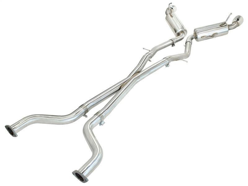 aFe Takeda 2.5inch SS Exhaust Cat-Back 09-13 Nissan 370Z V6 3.7L Polished Tips aFe Catback  AXOPROS