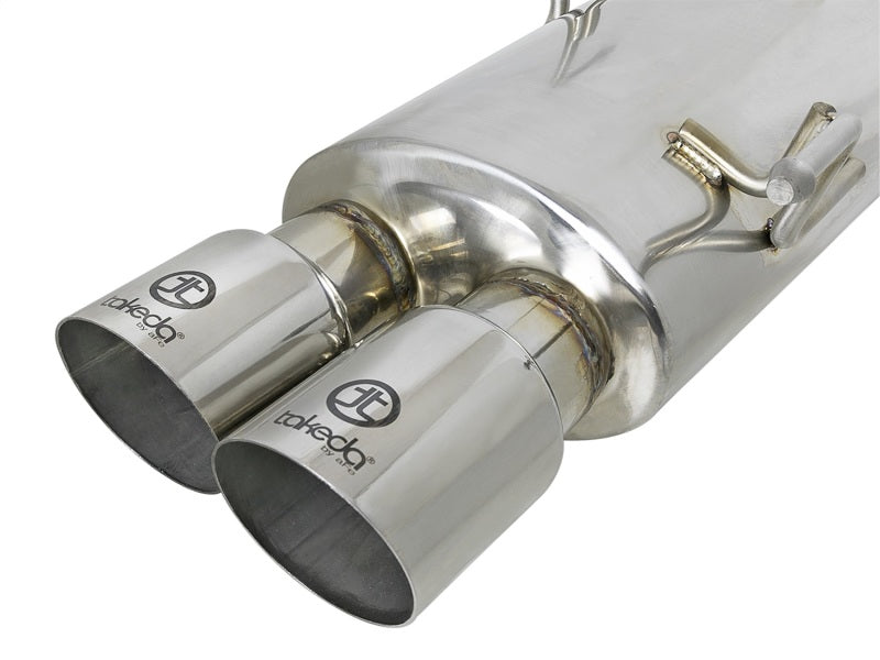 aFe Takeda 3in SS Exhaust Cat-Back 15-16 Subaru WRX/STI 2.0L/2.5L Polished Tips aFe Catback  AXOPROS